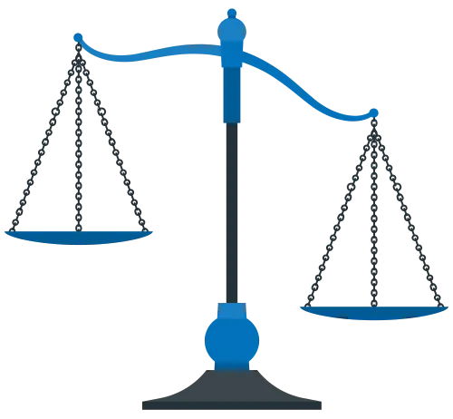 A scale, depicting the pros and cons of circumcision