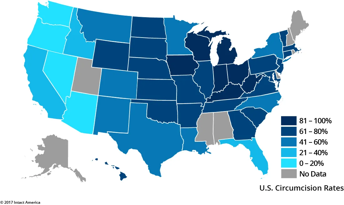 Circumcision Rates in the U.S.